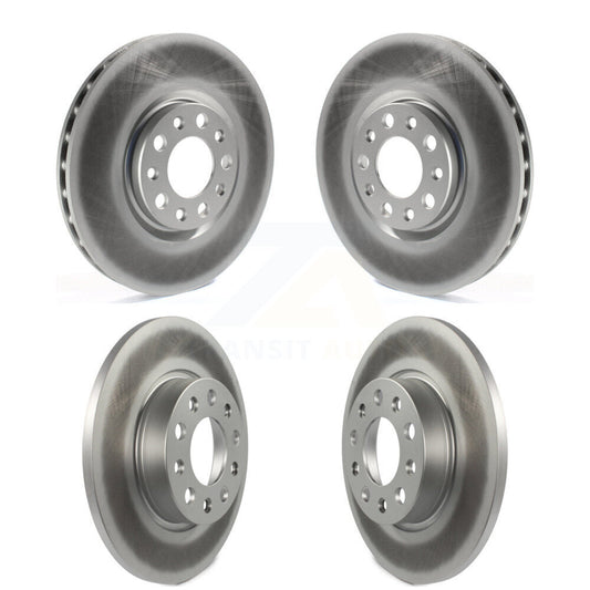 Coated Disc Brake Rotors Front Rear Kit For Jeep Compass Renegade Fiat 500X