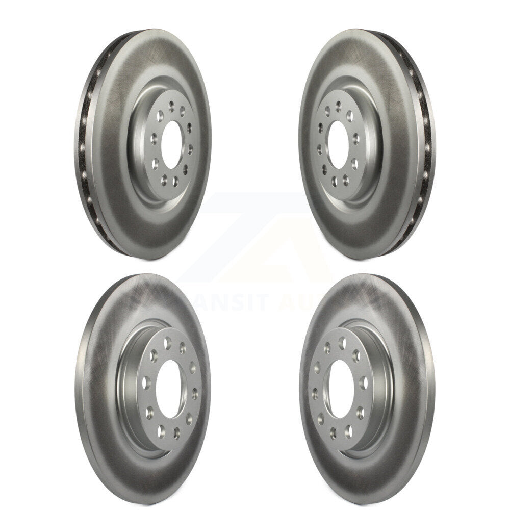 Coated Disc Brake Rotors Front Rear Kit For Jeep Cherokee Chrysler 200