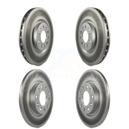 Coated Disc Brake Rotors Front Rear Kit For Jeep Cherokee Chrysler 200