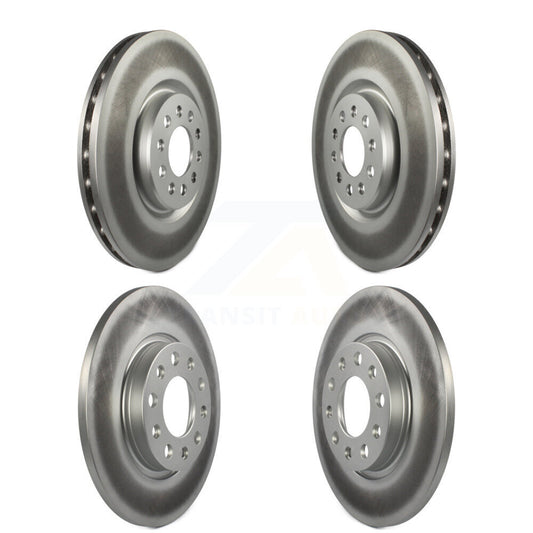 Coated Disc Brake Rotors Front Rear Kit For Jeep Cherokee Chrysler 200