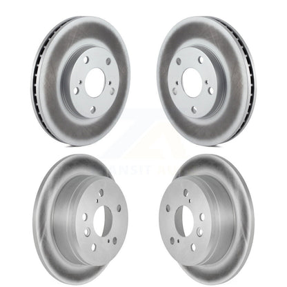 Coated Disc Brake Rotors Front Rear Kit For Toyota Camry Solara Lexus ES300