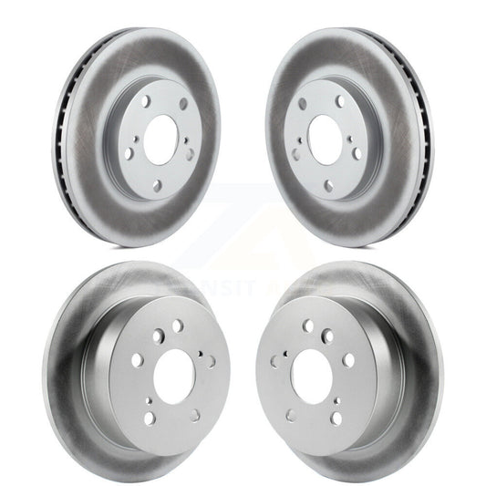 Coat Brake Rotor Front Rear Kit For 02-06 Toyota Camry With 275mm Diameter