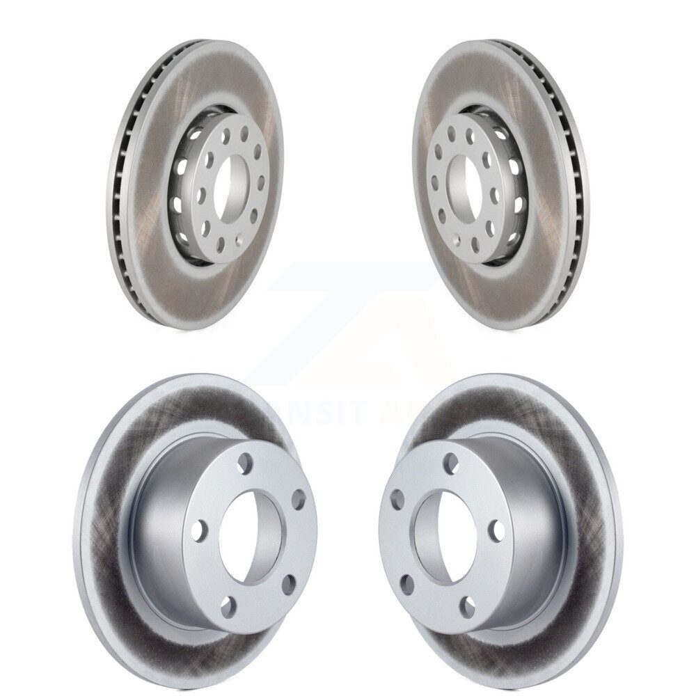 Coated Brake Rotors Front Rear Kit For Volkswagen Passat Audi 100 Quattro A6 S6