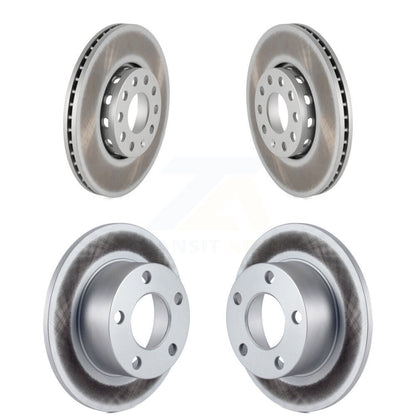 Coated Brake Rotors Front Rear Kit For Volkswagen Passat Audi 100 Quattro A6 S6