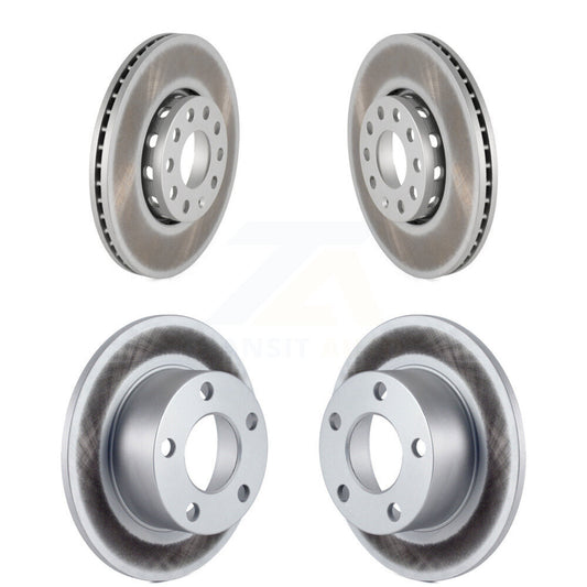 Coated Brake Rotors Front Rear Kit For Volkswagen Passat Audi 100 Quattro A6 S6