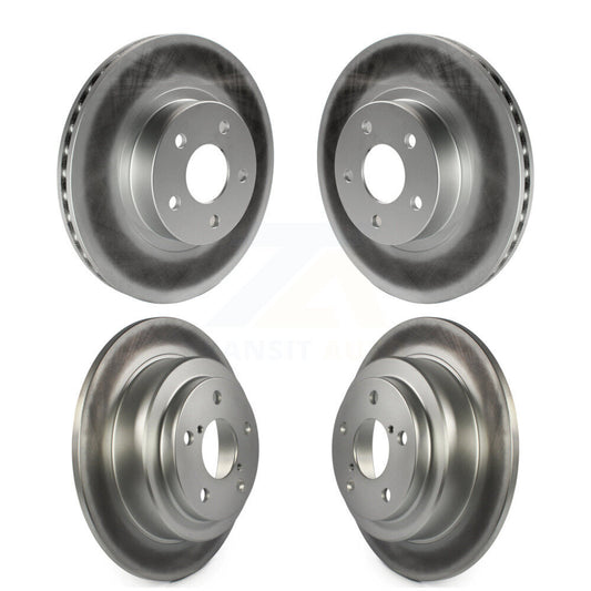 Coated Brake Rotors Front Rear Kit For Subaru Impreza Forester Legacy Saab 9-2X