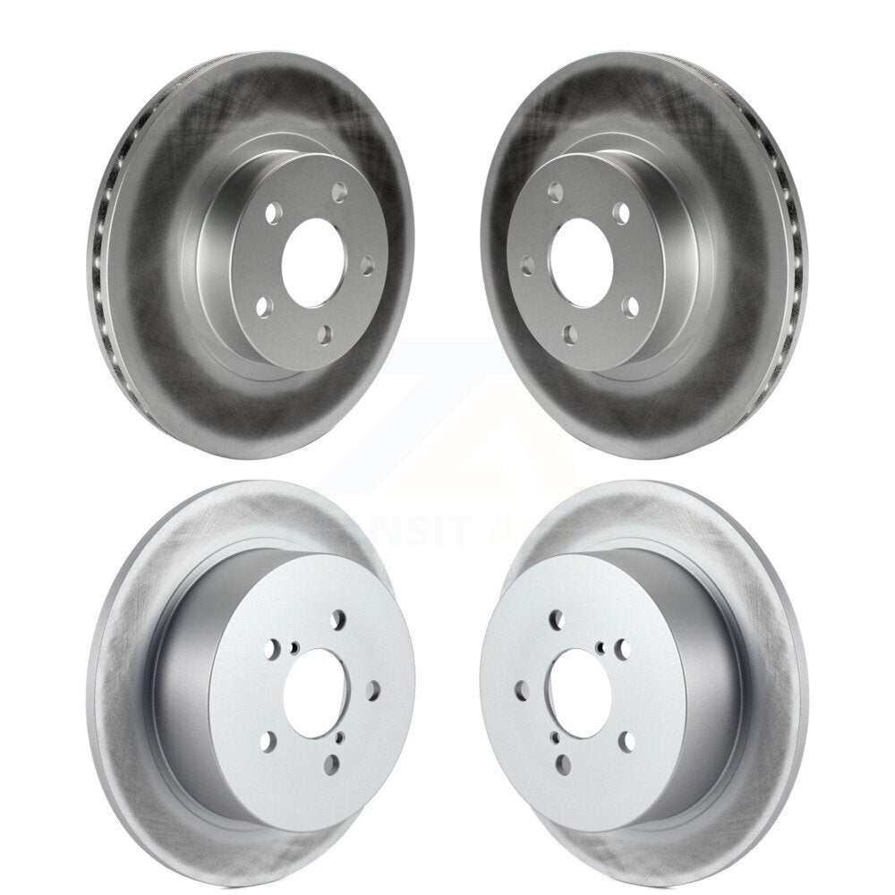 Coated Disc Brake Rotors Front Rear Kit For 2005 Subaru Legacy i/Limited