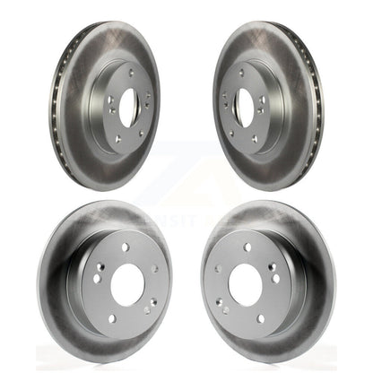 Coated Disc Brake Rotors Front Rear Kit For 1998-2002 Honda Accord 3.0L