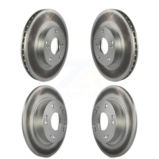 Coated Disc Brake Rotors Front Rear Kit For Honda Civic Acura CSX ILX