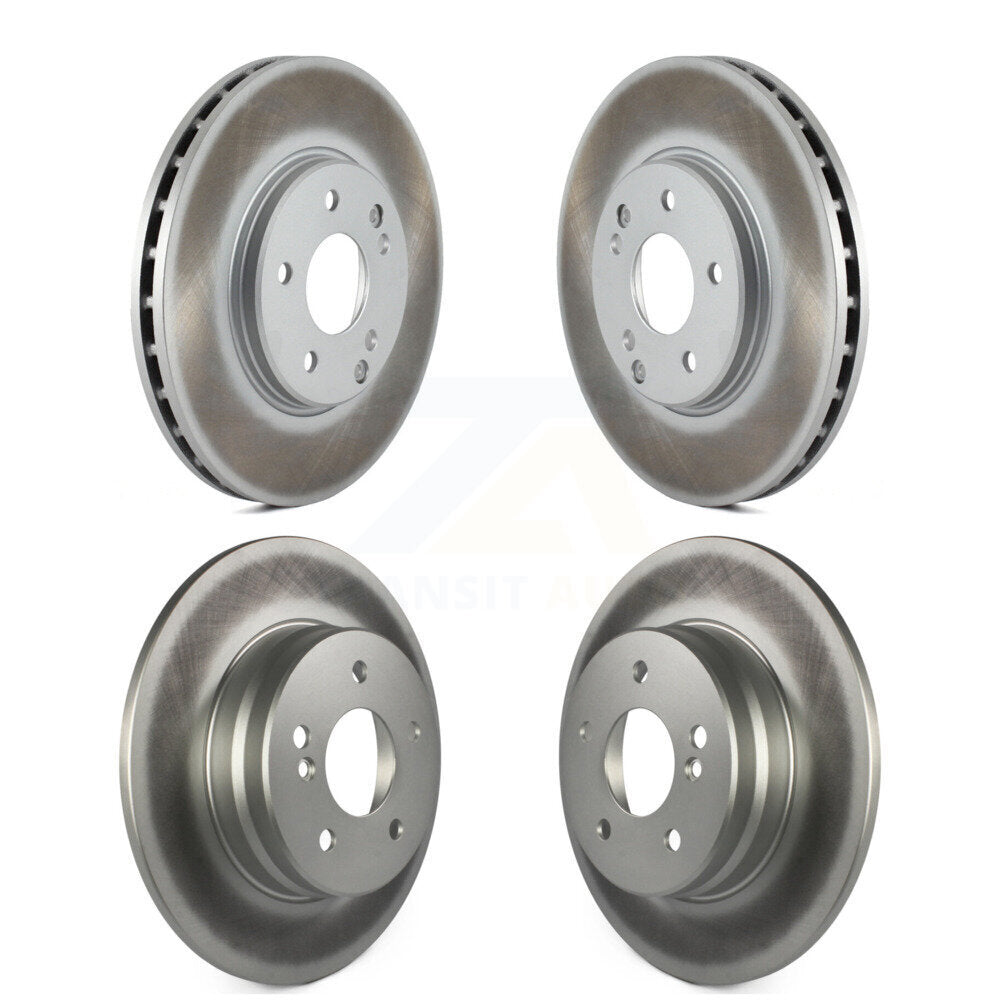Coated Brake Rotor Front Rear Kit For Mercedes-Benz CLK320 E320 C280 C240 CLK350