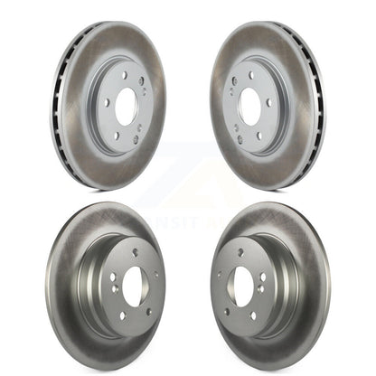 Coated Brake Rotor Front Rear Kit For Mercedes-Benz CLK320 E320 C280 C240 CLK350