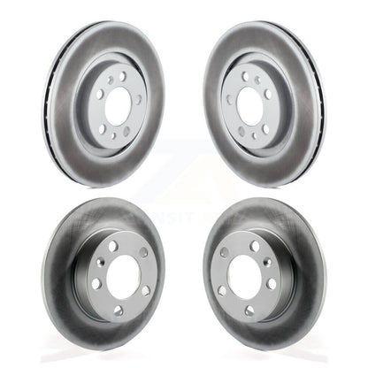 Coated Disc Brake Rotors Front Rear Kit For Volkswagen Jetta Golf Beetle City