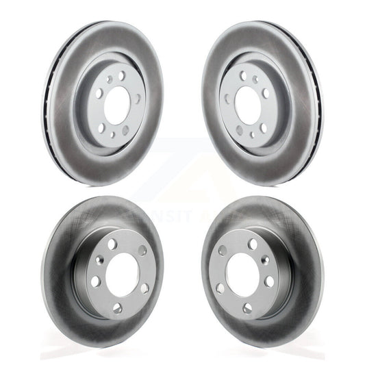 Coated Disc Brake Rotors Front Rear Kit For Volkswagen Jetta Golf Beetle City