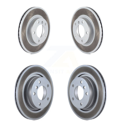 Coated Disc Brake Rotors Front Rear Kit For BMW 328i 328is