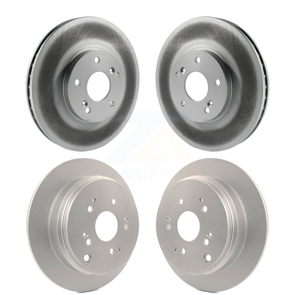 Coated Disc Brake Rotors Front Rear Kit For 2002-2004 Honda Odyssey