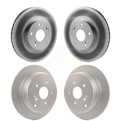 Coated Disc Brake Rotors Front Rear Kit For 2002-2004 Honda Odyssey