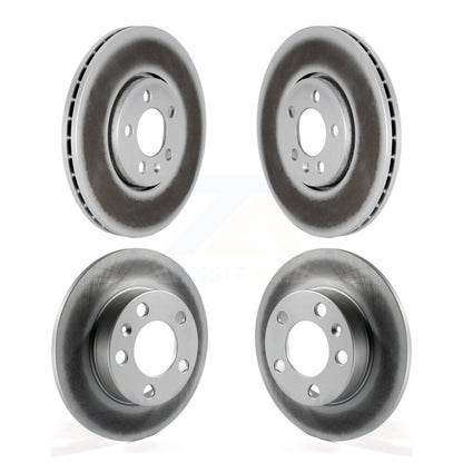 Coated Disc Brake Rotors Front Rear Kit For Volkswagen Jetta Golf Beetle