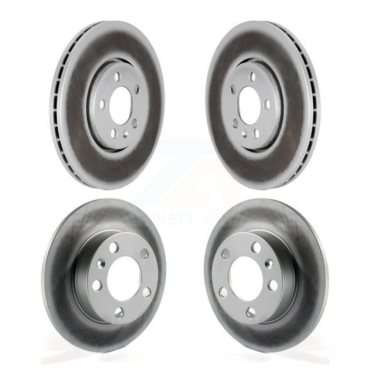 Coated Disc Brake Rotors Front Rear Kit For Volkswagen Jetta Golf Beetle