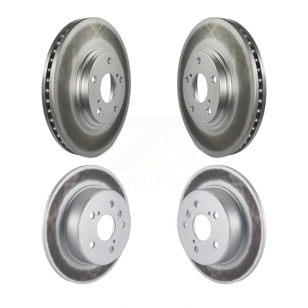 Coated Disc Brake Rotors Front Rear Kit For 1999-2003 Lexus RX300 AWD
