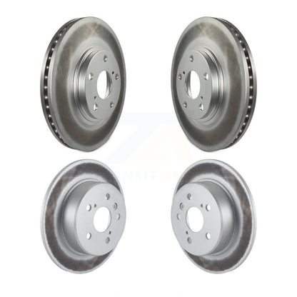 Coated Disc Brake Rotors Front Rear Kit For 1999-2003 Lexus RX300 AWD
