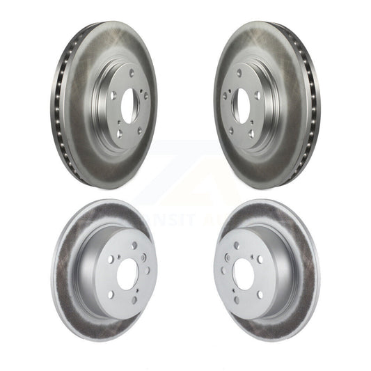 Coated Disc Brake Rotors Front Rear Kit For 1999-2003 Lexus RX300 AWD