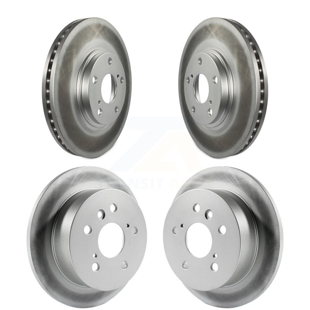 Coated Disc Brake Rotors Front Rear Kit For Toyota Camry Lexus ES330