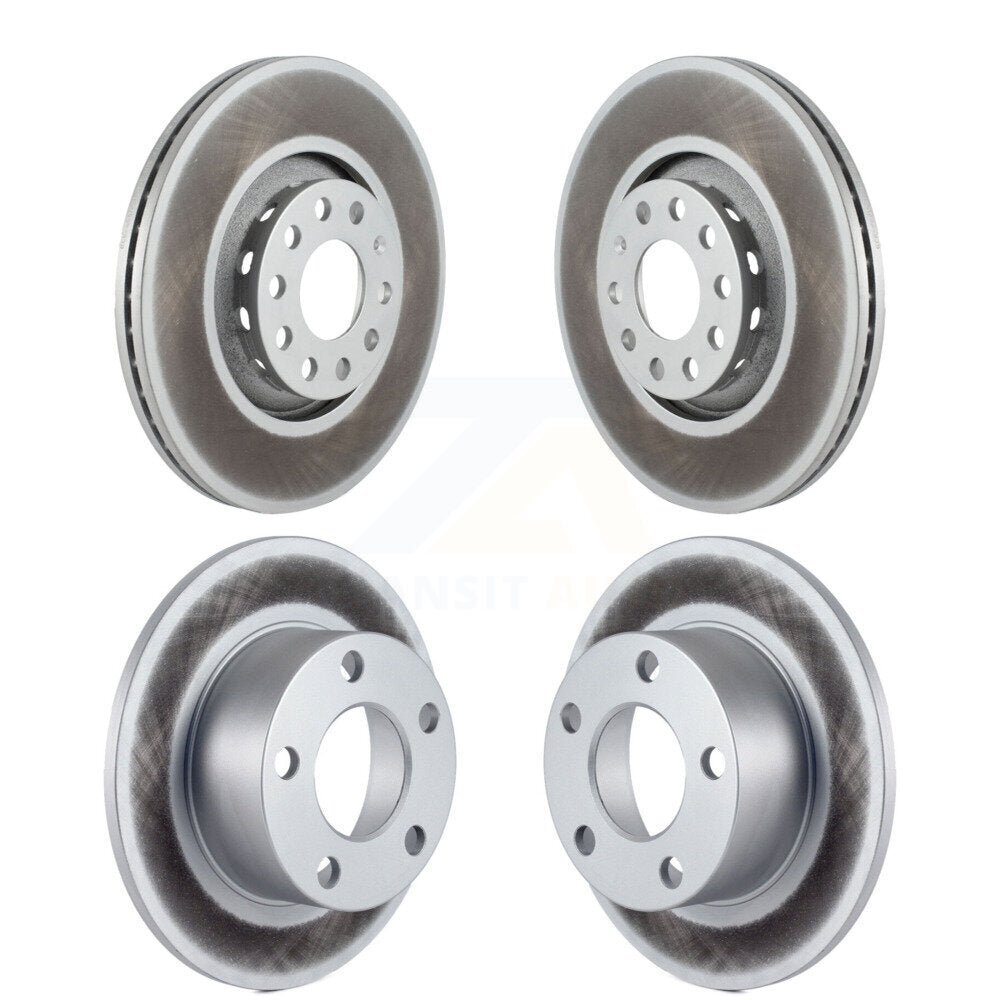 Coat Disc Brake Rotor Front Rear Kit For Audi A6 With 312mm Diameter