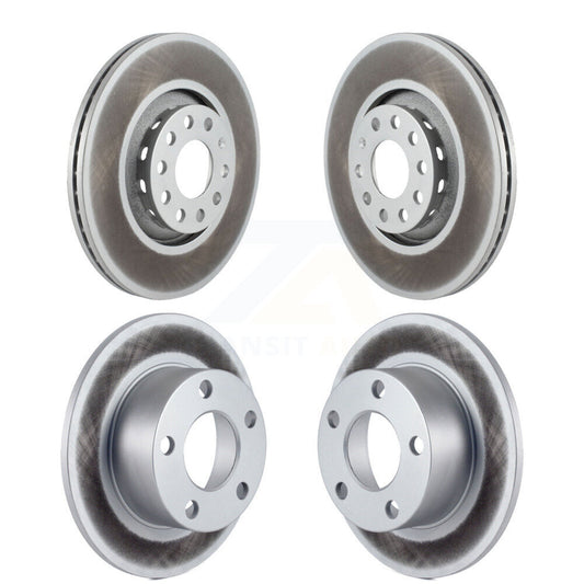 Coat Disc Brake Rotor Front Rear Kit For Audi A6 With 312mm Diameter