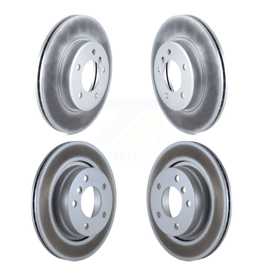 Coated Disc Brake Rotors Front Rear Kit For BMW 325i 325Ci 328i 323i 323Ci 328Ci