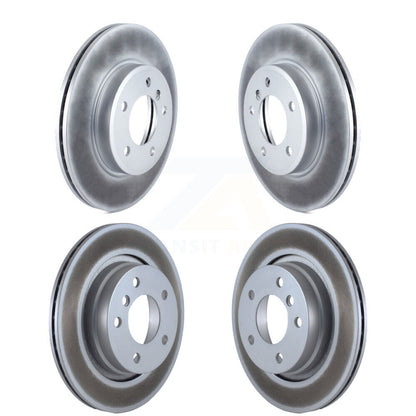 Coated Disc Brake Rotors Front Rear Kit For BMW 325i 325Ci 328i 323i 323Ci 328Ci
