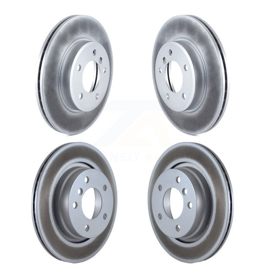 Coated Disc Brake Rotors Front Rear Kit For BMW 325i 325Ci 328i 323i 323Ci 328Ci