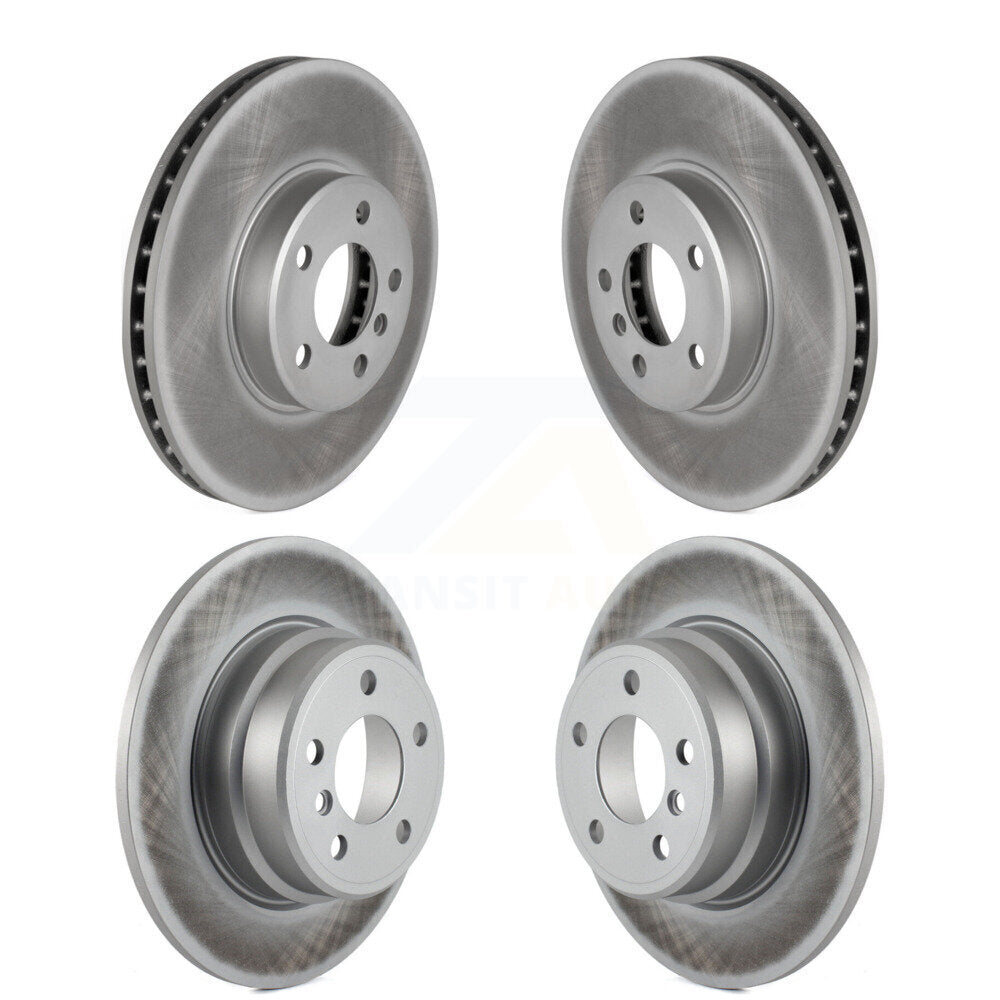 Coated Disc Brake Rotors Front Rear Kit For BMW X5