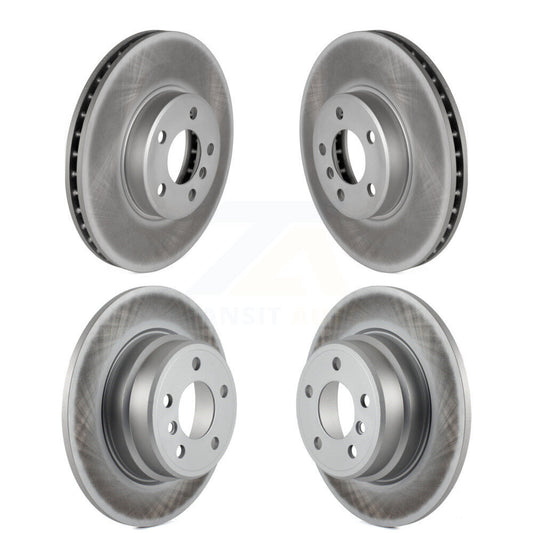 Coated Disc Brake Rotors Front Rear Kit For BMW X5