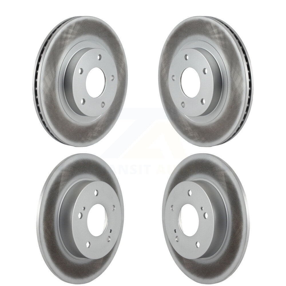 Coated Disc Brake Rotors Front Rear Kit For Nissan Maxima INFINITI I35
