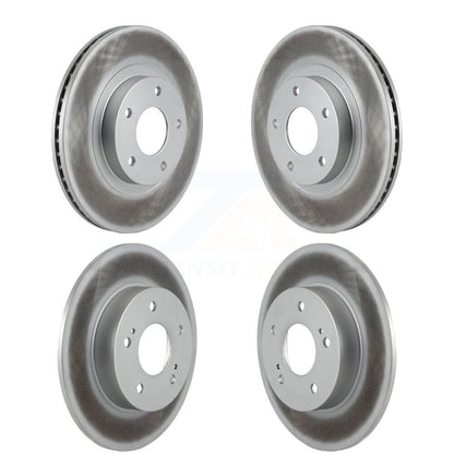Coated Disc Brake Rotors Front Rear Kit For Nissan Maxima INFINITI I35
