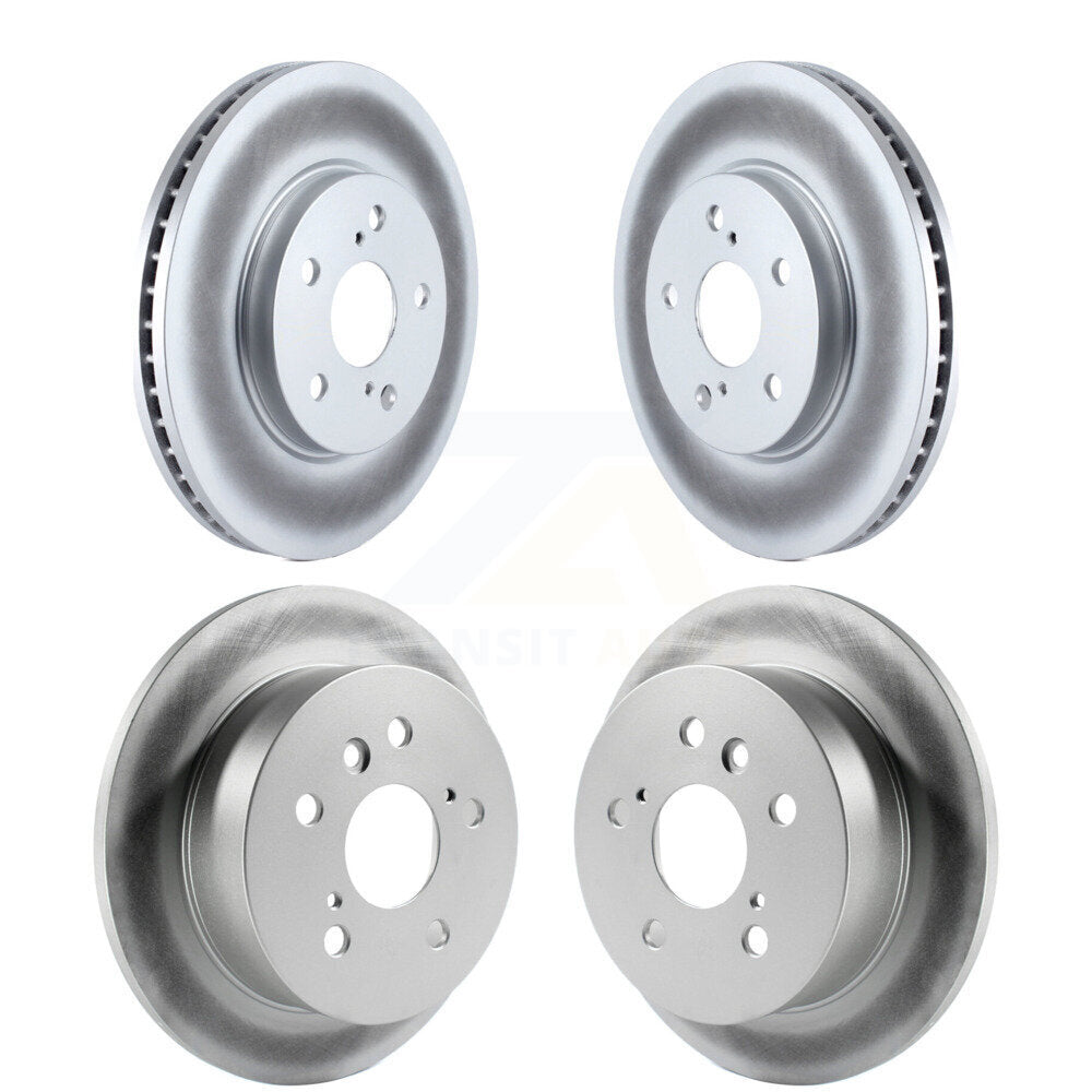 Coat Disc Brake Rotors Front Rear Kit For Toyota Camry Solara Avalon Lexus ES300