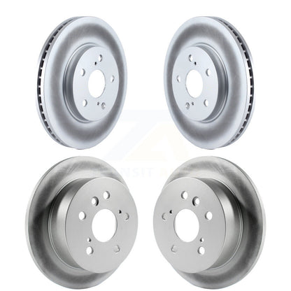 Coat Disc Brake Rotors Front Rear Kit For Toyota Camry Solara Avalon Lexus ES300