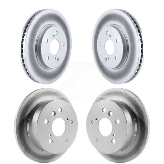Coat Disc Brake Rotors Front Rear Kit For Toyota Camry Solara Avalon Lexus ES300