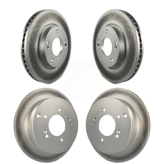 Coated Disc Brake Rotors Front Rear Kit For Hyundai Tucson Kia Sportage