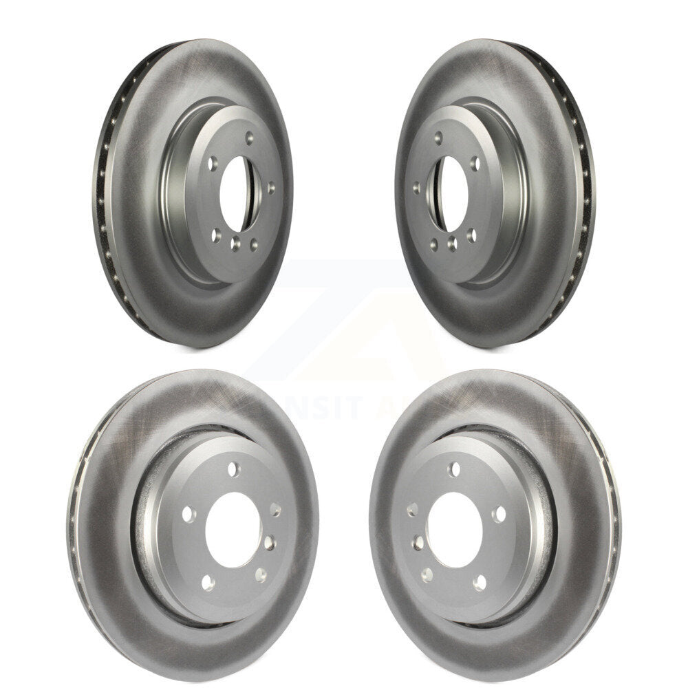 Coated Disc Brake Rotors Front Rear Kit For BMW 330Ci 330i 330xi