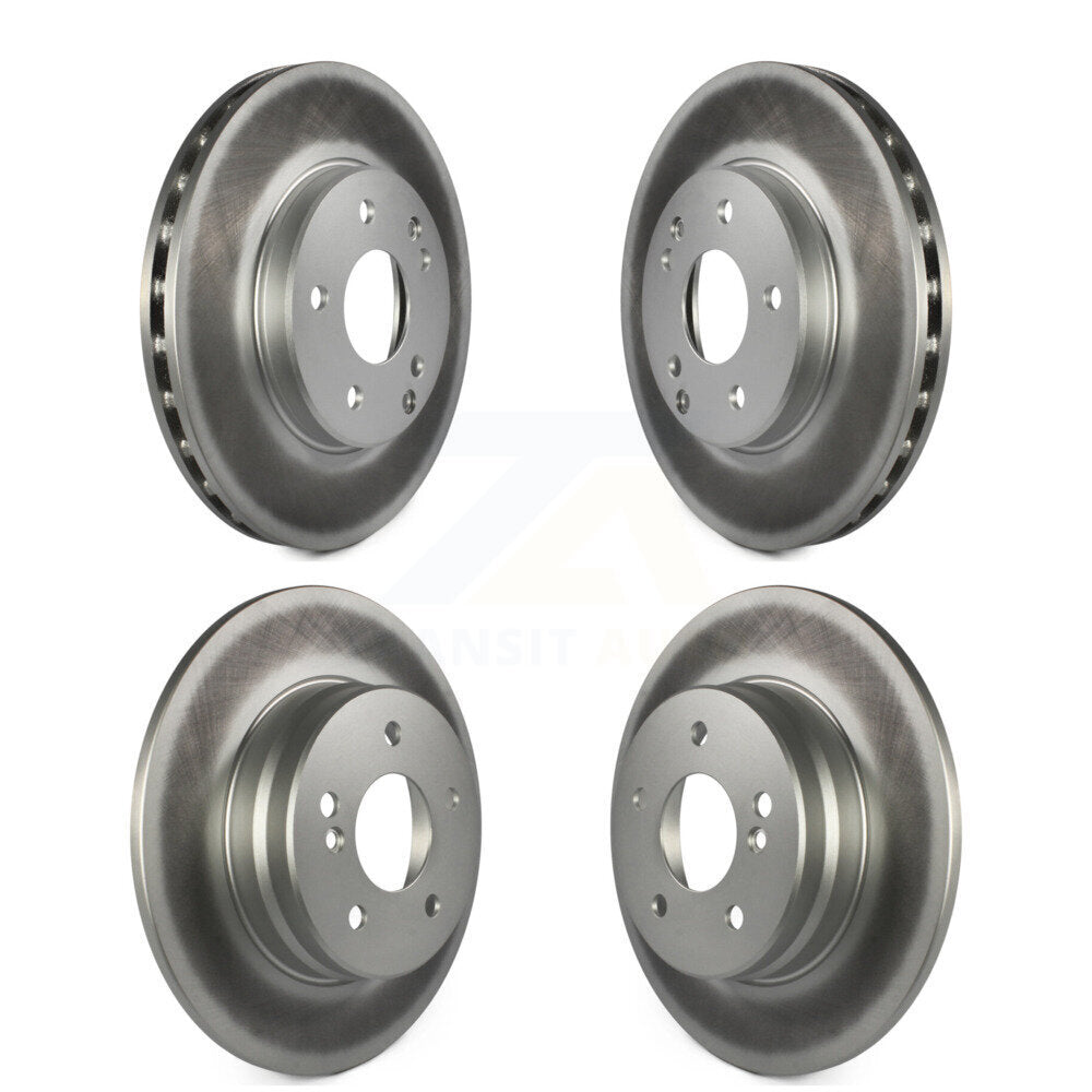 Coat Brake Rotors Front Rear Kit For 2003-2005 Mercedes-Benz C240 Wagon with RWD