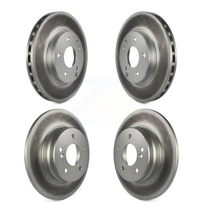 Coat Brake Rotors Front Rear Kit For 2003-2005 Mercedes-Benz C240 Wagon with RWD