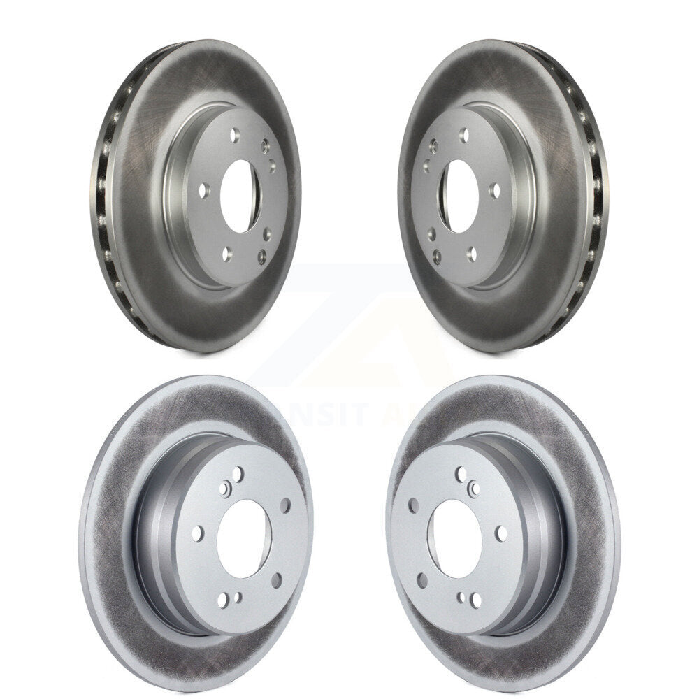 Coated Disc Brake Rotors Front Rear Kit For Mercedes-Benz C230 C240 SLK230 C280