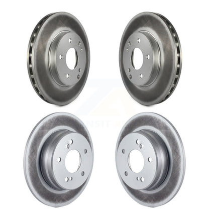 Coated Disc Brake Rotors Front Rear Kit For Mercedes-Benz C230 C240 SLK230 C280