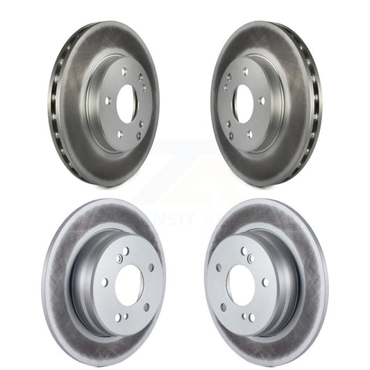Coated Disc Brake Rotors Front Rear Kit For Mercedes-Benz C230 C240 SLK230 C280