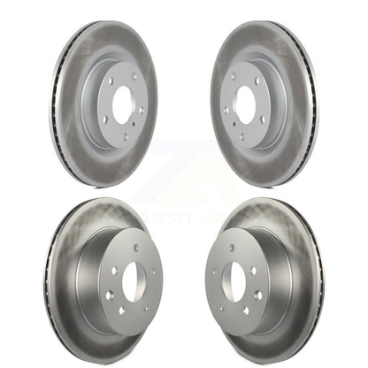 Coated Disc Brake Rotors Front Rear Kit For Nissan 350Z INFINITI G35