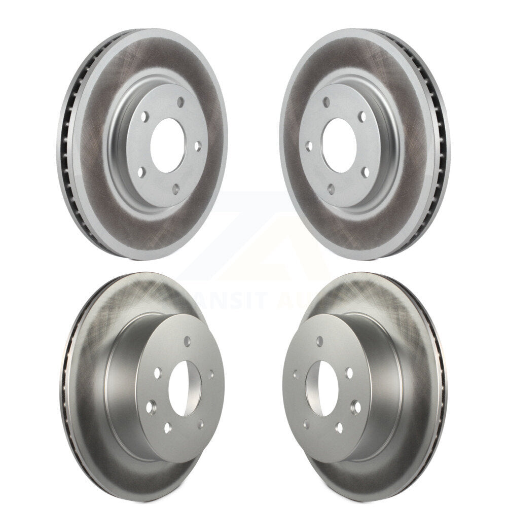 Coated Disc Brake Rotors Front Rear Kit For INFINITI Q45 M45