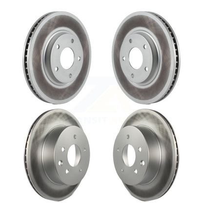 Coated Disc Brake Rotors Front Rear Kit For INFINITI Q45 M45