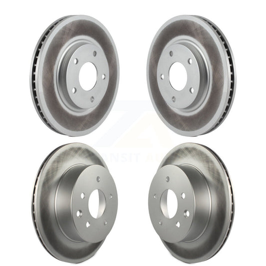 Coated Disc Brake Rotors Front Rear Kit For INFINITI Q45 M45