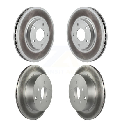 Coated Disc Brake Rotors Front Rear Kit For Nissan Quest
